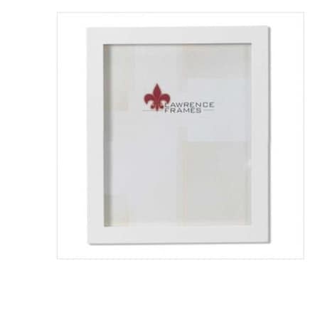 Lawrence Frames Lawrence Frames 755845 Lawrence Frames 4x5 White Wood Picture Frame - Gallery Collection 755845